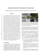 Deep Joint Rain Detection and Removal from a Single Image