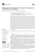 Autonomous UAV Navigation with Adaptive Control Based on Deep Reinforcement Learning