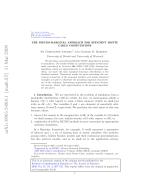 THE PSEUDO-MARGINAL APPROACH FOR EFFICIENT MONTE CARLO COMPUTATIONS