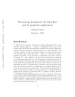 The entropy formula for the Ricci flow and its geometric applications