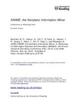 KNIME: the Konstanz Information Miner