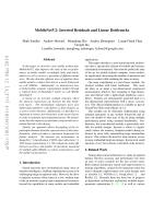MobileNetV2: Inverted Residuals and Linear Bottlenecks