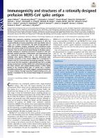 Immunogenicity and structures of a rationally designed prefusion MERS-CoV spike antigen