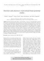 Emotion and attention: event-related brain potential studies