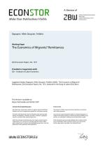 The Economics of Migrants' Remittances