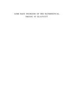 SOME BASIC PROBLEMS OF THE MATHEMATICAL THEORY OF ELASTICITY