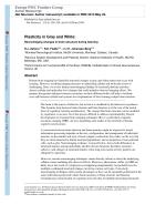 Plasticity in Gray and White: Neuroimaging changes in brain structure during learning