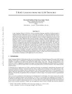 T-RAG: LESSONS FROM THE LLM TRENCHES