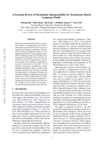 A Practical Review of Mechanistic Interpretability for Transformer-Based Language Models