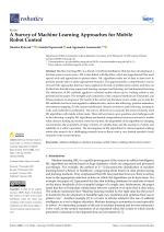 A Survey of Machine Learning Approaches for Mobile Robot Control