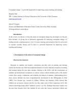 Conceptual change - A powerful framework for improving science teaching and learning