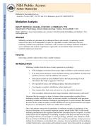 Mediation Analysis