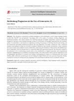 Rethinking Plagiarism in the Era of Generative AI