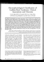 Electrophysiological Classification of Guillain-Barré Syndrome: Clinical Associations and Outcome