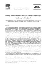 Salinity-mineral nutrient relations in horticultural crops