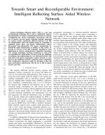 Towards Smart and Reconfigurable Environment: Intelligent Reflecting Surface Aided Wireless Network