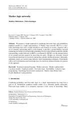 Markov logic networks