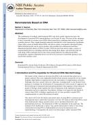 Nanomaterials Based on DNA