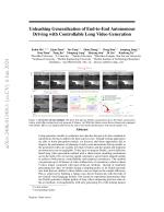Unleashing Generalization of End-to-End Autonomous Driving with Controllable Long Video Generation