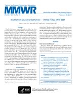 Deaths from Excessive Alcohol Use — United States, 2016–2021