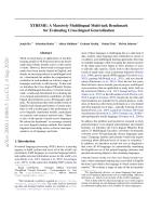 XTREME: A Massively Multilingual Multi-task Benchmark for Evaluating Cross-lingual Generalization
