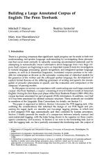 Building a Large Annotated Corpus of English: The Penn Treebank