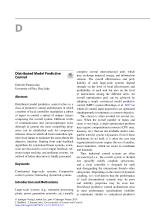 Distributed Model Predictive Control