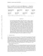 PLUG AND PLAY LANGUAGE MODELS: A SIMPLE APPROACH TO CONTROLLED TEXT GENERATION
