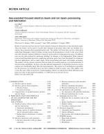 Gas-assisted focused electron beam and ion beam processing and fabrication