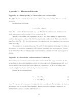 Appendix A: Theoretical Results
