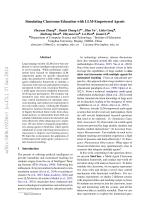 Simulating Classroom Education with LLM-Empowered Agents