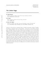 The Littlest Higgs