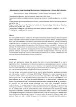 Advances in Understanding Mechanisms Underpinning Lithium-Air Batteries