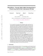 Bench2Drive: Towards Multi-Ability Benchmarking of Closed-Loop End-To-End Autonomous Driving