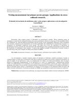 Testing measurement invariance across groups: Applications in cross-cultural research.