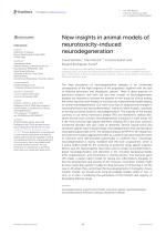 New insights in animal models of neurotoxicity-induced neurodegeneration