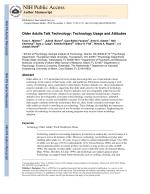 Older Adults Talk Technology: Technology Usage and Attitudes