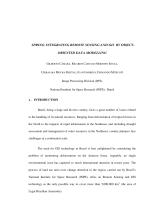 SPRING: INTEGRATING REMOTE SENSING AND GIS BY OBJECT-ORIENTED DATA MODELLING