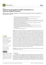 Machine-Learning-Based Traffic Classification in Software-Defined Networks