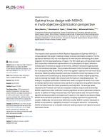 Optimal truss design with MOHO: A multi-objective optimization perspective