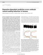 Dopamine-dependent prediction errors underpin reward-seeking behaviour in humans