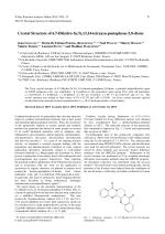 Crystal Structure of 6,7-Dihydro-5a,7a,13,14-tetraaza-pentaphene-5,8-dione