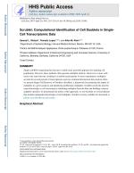 Scrublet: Computational Identification of Cell Doublets in Single-Cell Transcriptomic Data