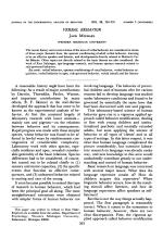 VERBAL BEHAVIOR