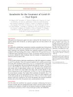 Remdesivir for the Treatment of Covid-19 — Final Report