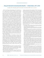 Drug and Opioid-Involved Overdose Deaths — United States, 2017–2018