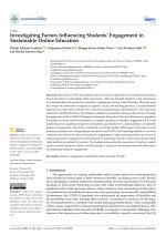Investigating Factors Influencing Students’ Engagement in Sustainable Online Education