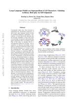 Large Language Models are Superpositions of All Characters: Attaining Arbitrary Role-play via Self-Alignment