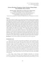 Estimasi Kesalahan Pengukuran dalam Penilaian Sidang Skripsi: Generalizability Theory Analysis