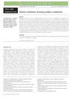 Nutrient co-limitation of primary producer communities
